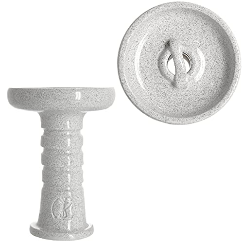 BigStar Set mit Cascade Phunnel und Smokebox, Heat Management Zubehör für Wasserpfeifen (Weiß) – Bild 3