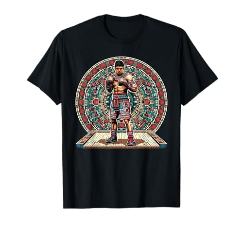 Mexico Aztec Mayan Fighter Mexican Boxing Pride Inka boxer T-Shirt