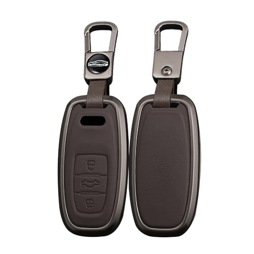 Coque de clé pour Audi marron court l'accessoire en métal idéal pour votre SUV Q5 Q7