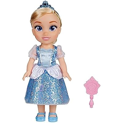 Disney Princess My Friend Cinderella Doll 14 inch Tall يشمل ملابس قابلة للإزالة ، تيارا ، أحذية وفرشاة