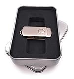 Clé USB dans une boîte cadeau en aluminium
