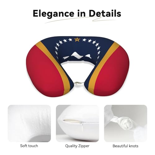 Almohada de espuma viscoelástica para cuello portátil miniatura 4