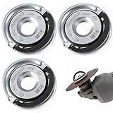 Oiieco Set di 3 dadi a sgancio rapido M14 per smerigliatrice angolare con leva, cambio disco abrasivo senza attrezzi, scanalatura di bloccaggio per smerigliatrice angolare