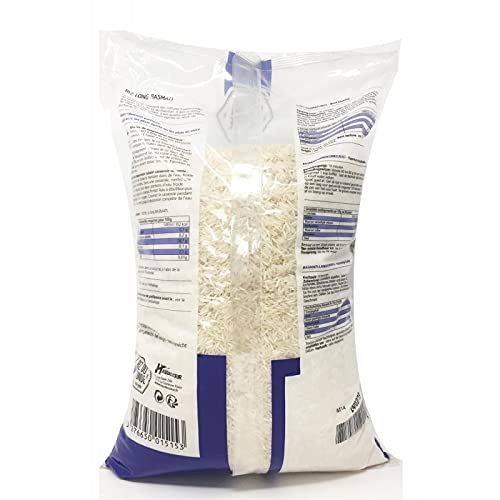 Riz Du Monde - Riso Basmati Elefante Lungo 5Kg - Lotto di 2 - Prezzo Per Lotto - Consegna Veloce