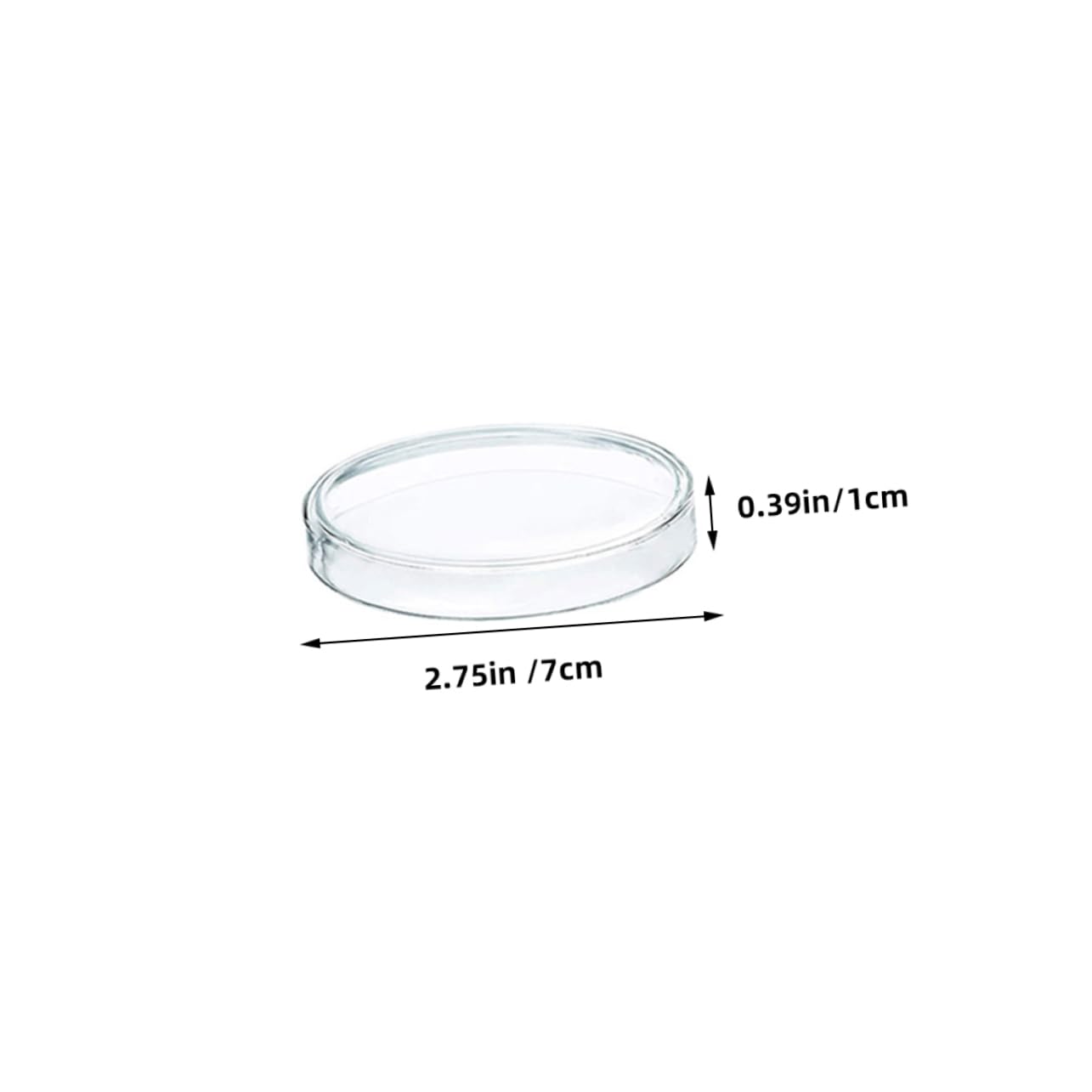 CHILDWEET 10pcs Petri Dish Culture Dish Agar Plates Petri Tray Laboratory Petri Plates Culture Lids Agar Dishes Petri Holder with Lid Mushroom Plates Petri Plates with Lid Plastic