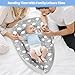 Baby Lounger for Newborn,0-12 Months,Soft Infant Lounger Pillow for Home and Travel, Baby Protable Nest Lounger with Cover,Multi-Use Baby Lounger for Supervised Play&Tummy Time(Cloud)