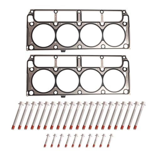 Image of LS3 5-Layer Head Gaskets & Head Bolts Kit Fit for Chevy for GMC for Cadillac for Pontiac for LS L9H LQ4 LQ9 L96 L76 L77 LY6 L92 L94 L99 LC8 6.0L 6.2L Replaces 12610046 12622033 BTR22033