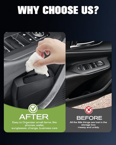 Image of 2026 Prius Door Trash Can Trash Bin for Door 2026 Prius XSE Car Door Trashcan Trash Holder for 2023-2026 Toyota Prius Accessories (LE /XLE Premium /Limited /Prime SE /XSE Premium) Driver Side Door Bin