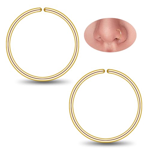 14k Gold Filled Nose Rings 7mm 24G