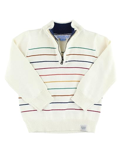 RUGGEDBUTTS® Baby/Toddler Boys Pullover Quarter-Zip Sweater2