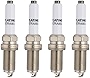 Jectam Double Platinum Spark Plug 06K905601B 06K905611C PLFER7A8EG PLFE7RA8EG 4Pcs Compatible with 2013-2022 A3 A4 A5 A6 Q5 Q7 S3 TT TTS Beetle Golf GTI Jetta Passat EA888 Ⅲ 1.8L 2.0L