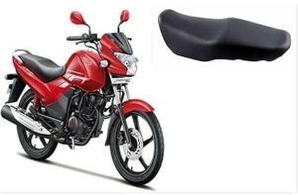 RONISH Waterproof and Scratch Proof Black Seat Cover for Achiever 2 Single Bike Seat Cover for Hero Achiever(Achiever Seat Cover 23)-image-44
