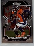 2021 Panini Prizm #198 Courtland Sutton Denver Broncos NFL Football Trading Card