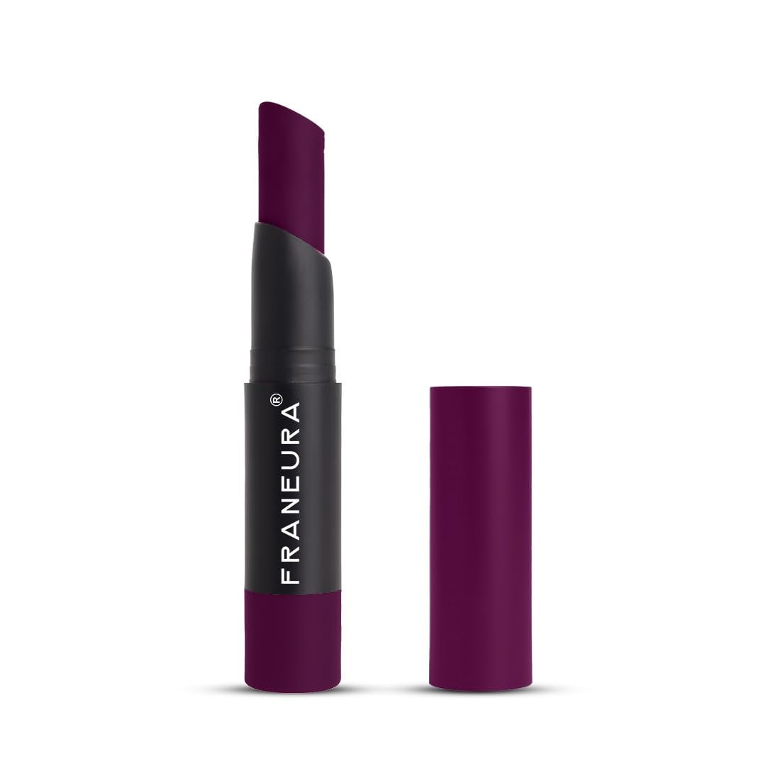 Waterproof Matte Lip Crayon | Long Lasting Satin Matte Lipstick | Smudge Proof and Bold Pigment | Deep Wine | 3.5 Grams-image-24