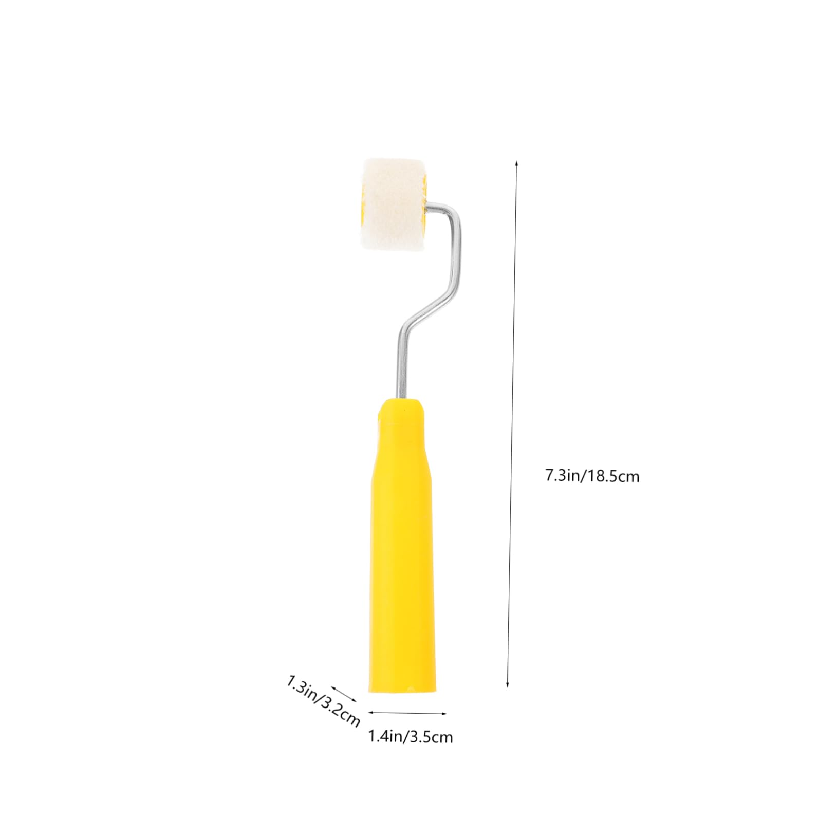 DOITOOL 10 Teiliges Mini Woll Farbroller Ergonomisch für Präzises Streichen Kleiner Flächen Robustes Wollmaterial als Malerzubehör für Hausmaler und Wandreparatur