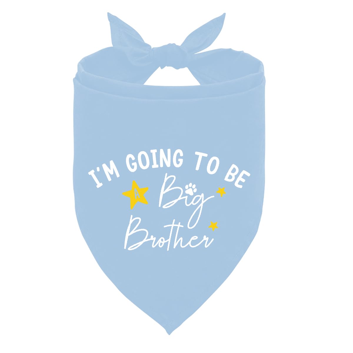 I'm Going to Be a Big Brother Dog Bandana, Baby Blue Dog Bandana, Dogs Bandanas Pregnancy Announcement, Gender Reveal Dogs Bandanas