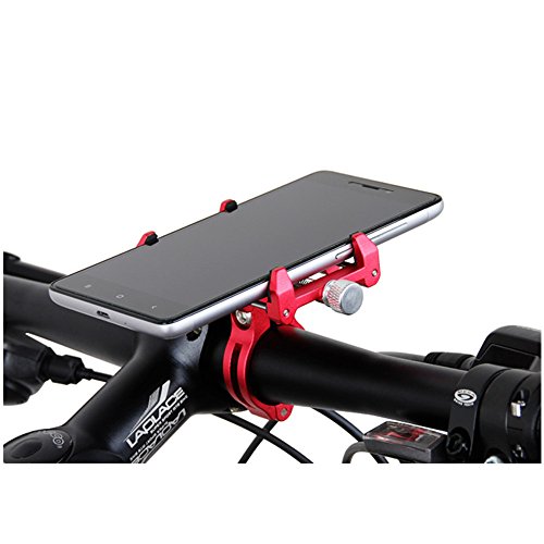 Gub Mountian Bike Phone Mount Bicycle Holder, Aluminum Alloy Adjustable Bike Cell Phone Gps Mount Holder Rotating Cradle Clamp For Bicycle Motorbike,Iphone Samsung Android Smartphones (Black) #TOP7