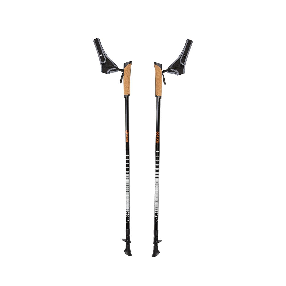 Izas Yuk Bâtons De Randonnée Pliables Et Légers pour La Randonnée. Poignée Ergonomique en Mousse Et Dragonne Réglable. Tige en Aluminium Et Pointe Antidérapante. Kit De Bâtons De Marche Nordique