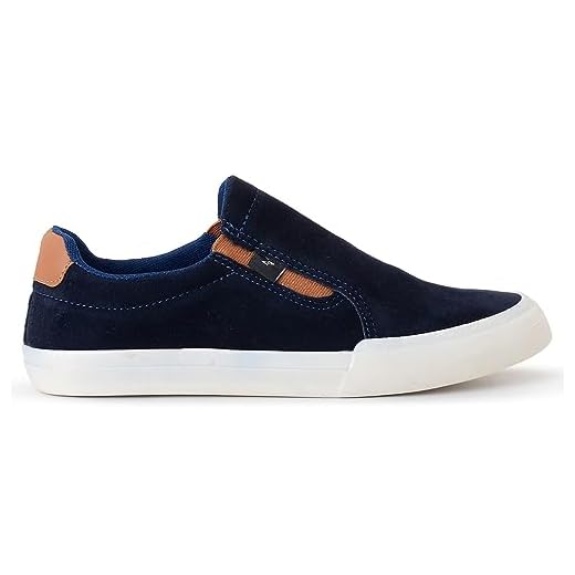 Tênis Masculino Casual Slip On Sapatênis COR:AZUL;TAMANHO:38