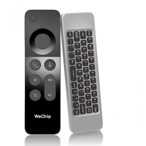 WeChip W3 Air Mouse 4-in-1 W3 Voice Remote 2.4g Wireless Remote Control for Nvidia Shield/Android Tv Box/PC/Projector/HTPC/All-in-one PC