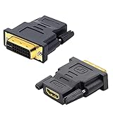 ▶ 【Estable sin interferencias】: Conectores chapados en oro de 24 quilates de alta conductividad. Para una transmisión de imágenes superior y sin pérdidas. El blindaje de múltiples cables y los enchufes/enchufes estables de alta calidad prácticamente eliminan las interferencias.