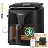 Tastee Ceramic Air Fryer, 8-in-1 Compact 5.5QT AirFryers, 450°F Digital Airfryer Dehydrator with Smart Probe, 24 Presets One-touch Cooking, In-app Recipes with Window, Dishwasher-safe & Non-stick