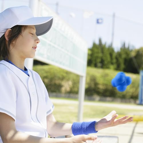 Boule hexagonale - balle de réaction, Balls de direction de changement d'agilité | Vitesse exercice de réaction Capacité d'entraînement Agilité Réaction Sports Coordination réflexe Ball Bounce Traine – Image 3