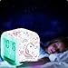 Unicorn Digital Alarm Clocks for Girls, LED Night Glowing Cube LCD Clock with Light Children Wake Up Bedside Clock Birthday Gifts for Kids Women Bedroom (Lady Unicorn)