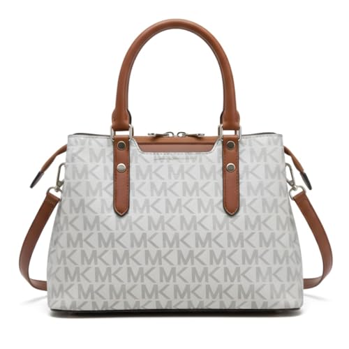 Bolsa Feminina Couro Sintético Social Bolsa de Ombro Mão Transversal Multicamadas Tamanho Grande (Modelo 4)