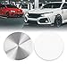 X AUTOHAUX 45mm Silver Tone Car Wheel Center Hub Caps Sticker Emblem Badge 4pcs