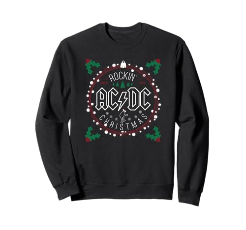 Offizielles AC/DC Rockin' Christmas Weihnachten Rock Musik Sweatshirt