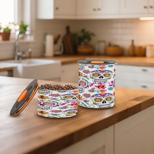 Contenedor hermético para café de acero inoxidable 17 oz miniatura 7
