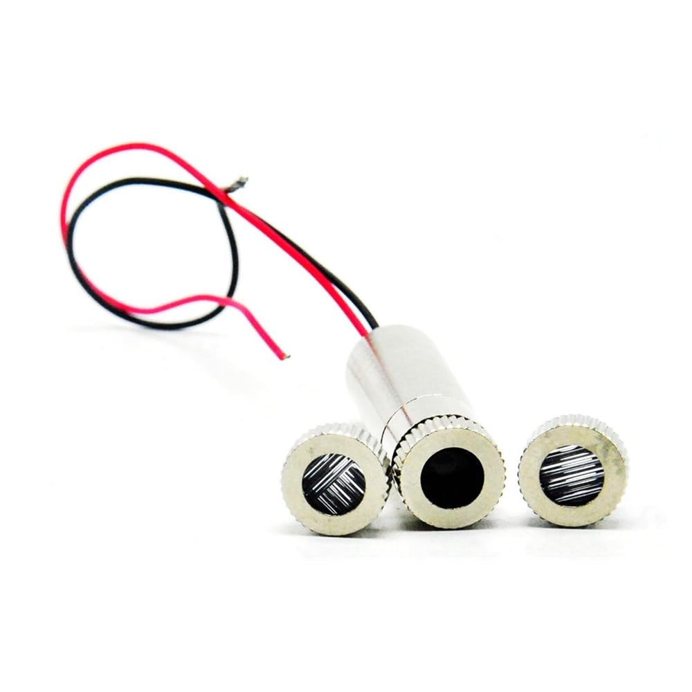 3in1 Dot/Line/Cross 650nm 200mW Red Laser Diode Module 5V w 12mm Heatsink/Holder