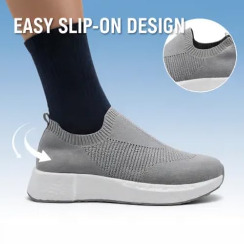 Vanto Wool Men's Knit Slip-On Sneakers with ETPU Cushioning2