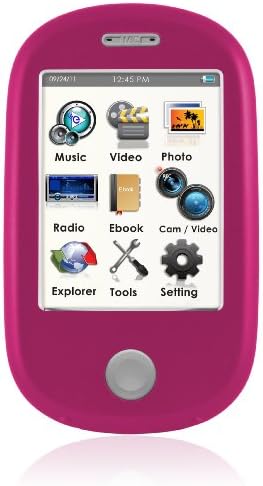 Ematic EM638VIDPN Touch Screen MP3 Video Player with 5MP Camera with LED Flash and Video Recording