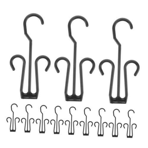 MAGICLULU 25Pcs Wall Mounted Shoe Drying Rack Double Hook Shoe Organizer for Closet Laundry Outdoor Indoor Storage Efficient Shoe Hanger Display for Boots Gloves