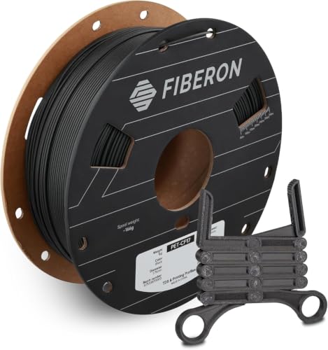 Polymaker Fiberon PET-CF17 Filament Black 1.75mm 1KG