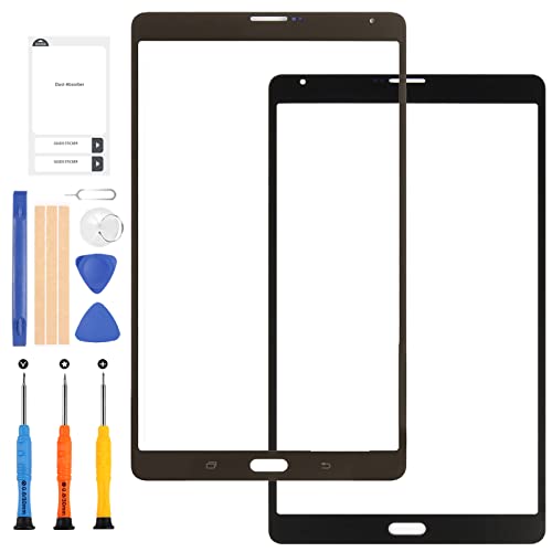【2】 Sostituzione touch screen per Samsung Galaxy Tab S 8.4 LITE T705, dimensioni: 20,4 pollici, cioè vetro frontale esterno, non include il touch screen digitalizzatore.