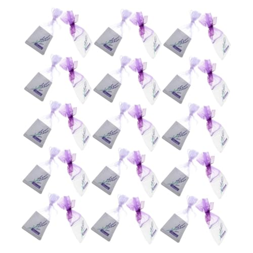 KAILIKETIY 50個薫衣草香包用メッシュサシェバッグ 通気性良好 コッ素材 小型