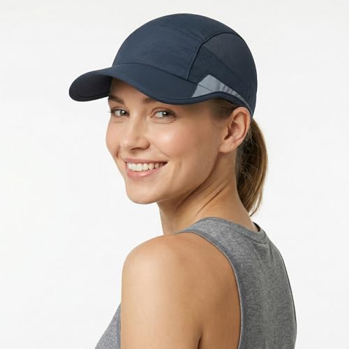Image of HSR Unstructured Reflective Lightweight Breathable Stylish Sports Soft Hat Cap for Men and Women