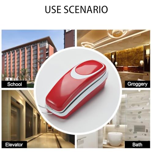 Teléfono fijo con cable para escritorio o pared miniatura 2