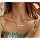 Personalized Multiple Name Necklaces for Women 18K Gold Plated 1-5 Name Chain Necklace Family Necklace Personalized Jewelry Gift For Women - 2