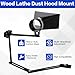 Woodturning Dust Hood, Lathe Dust Collection with Adjustable Stand for Effective Dust Extraction Collection, Wood Lathe Accessory, Woodworking Tools for Reduce the Amount of Dust in Air/Floor