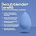 Beautyblender® |Denim Limited Edition Beauty Blender Sponge, Super-Soft Foam Easily Blends Foundations, Powders & Creams, Made in USA, Reusable, Washable, Streak Free Application, Vegan, Cruelty Free