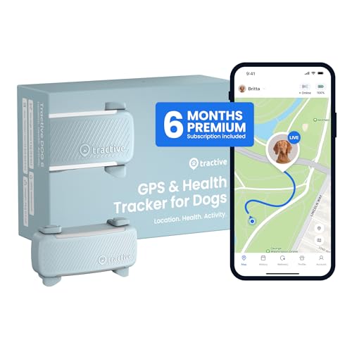 Image of Tractive Smart Dog GPS Tracker with 6 Month Subscription | Live Pet Tracker with Virtual Fence | Vital Signs Monitoring of Heart & Respiratory Rate | Bark Monitoring | Dog Collar Attachment (Mint)
