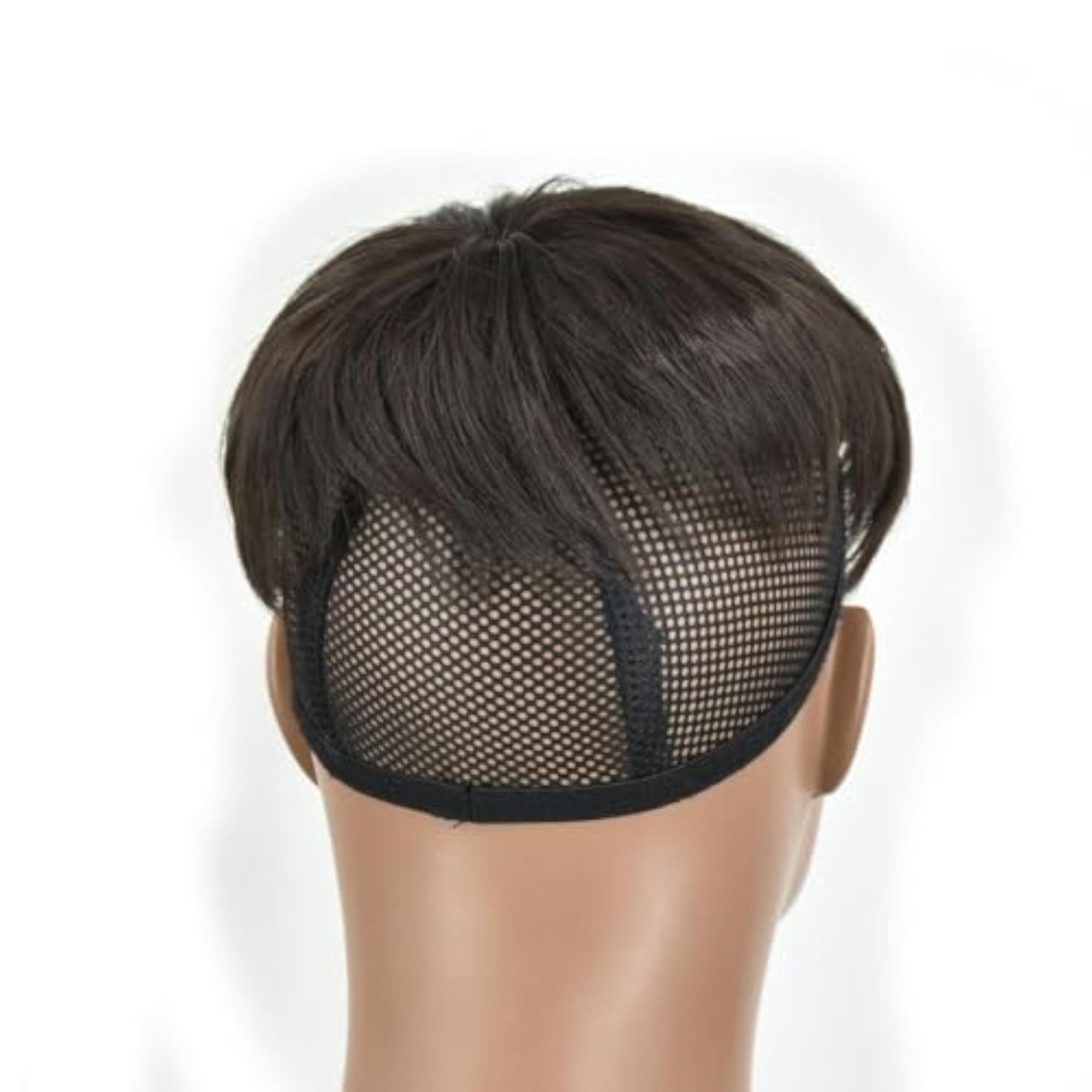 Replacement Synthetic Short Hair Topper for Men