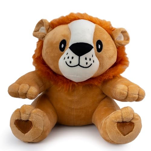 Image of Babique Lion Plush Soft Toy Cute Kids Animal Home Car Decor Kids Birthday Boys /Girls /Baby (Brown) 27cm