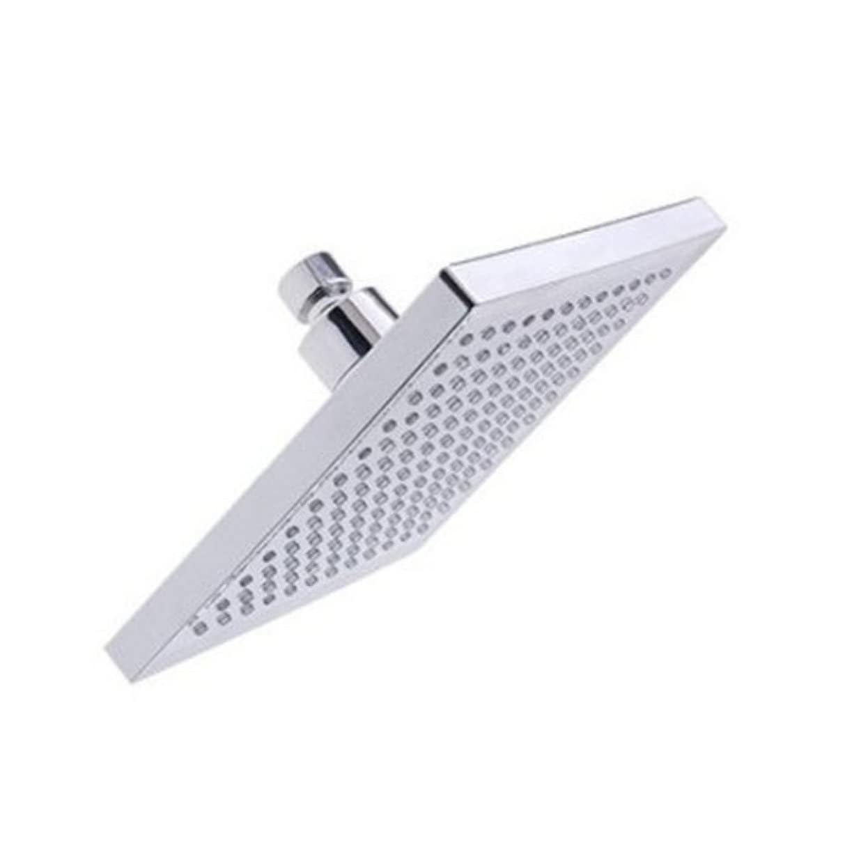 Douche LED carrée à changement de couleur et pommeau lumineux sur batterie