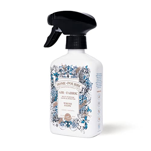 Poo Pourri Air + Fabric Multi-Purpose Odor Eliminating Room Spray, Fresh Snow, 11 Fl Oz (Az10101) #TOP2