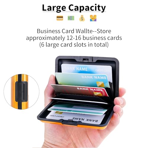 Image of Women Credit Cards Holder,RFID Blocking Protection Aluminum Metal Wallet for Men Women Business Card Holder
